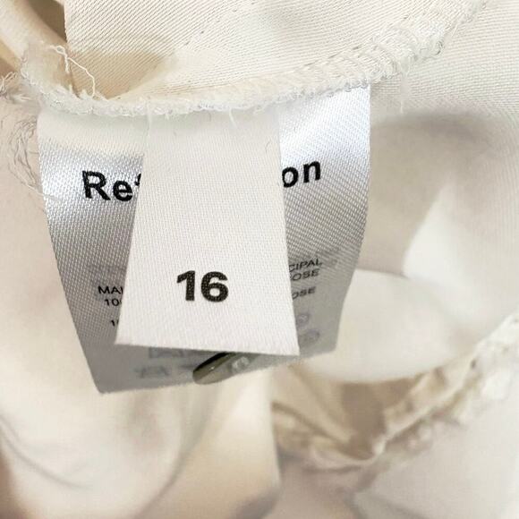 Reformation Harvest Dress in Ivory Size 16 - Picture 8 of 9